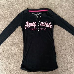***SOLD***Beautiful Vintage Aeropostale/NYC Navy blue and Hot Pink. S/P